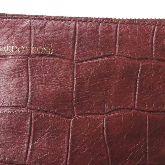 バルドロゼ BARDOT ROSE ジェントルクロコ クラッチバッグ カラー検索(楽天) ピンク ボルドー 型押し レザー カバン |  | 05
