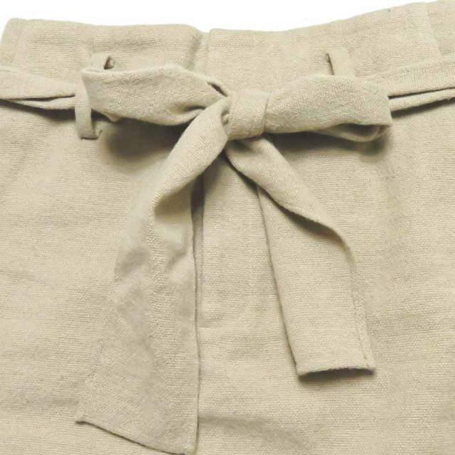 6 ROKU BEAUTY＆YOUTH UNITED ARROWS ロク アローズ LINEN MIX TIGHT SKIRT リネンミックスタイトスカート 1624-299-2936 36(S) lc28417 |  | 03