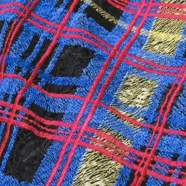 muller of yoshiokubo ミュラーオブヨシオクボ 日本製 ウールチェックタイトスカート MLF14401 38 ネイビー 刺繍 ボトムス ☆☆lc28420 |  | 06