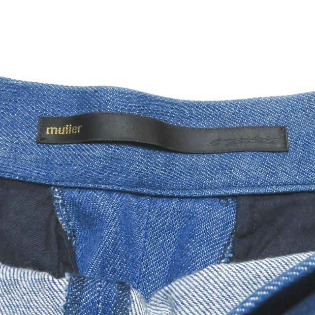 muller of yoshiokubo ミュラーオブヨシオクボ 日本製 ハイウエストデニムパンツ MLS15414-B 38 ネイビー ボトムス ☆☆lc28421 |  | 02