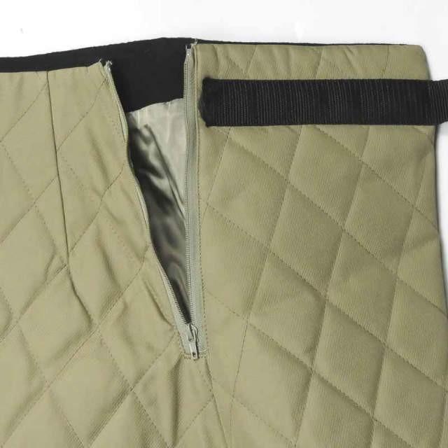 エリン ELIN 日本製 quilted midi SK キルテッドミディスカート 11506-23-0616 38 カーキ 巻きスカート ラップ ボトムス |  | 05
