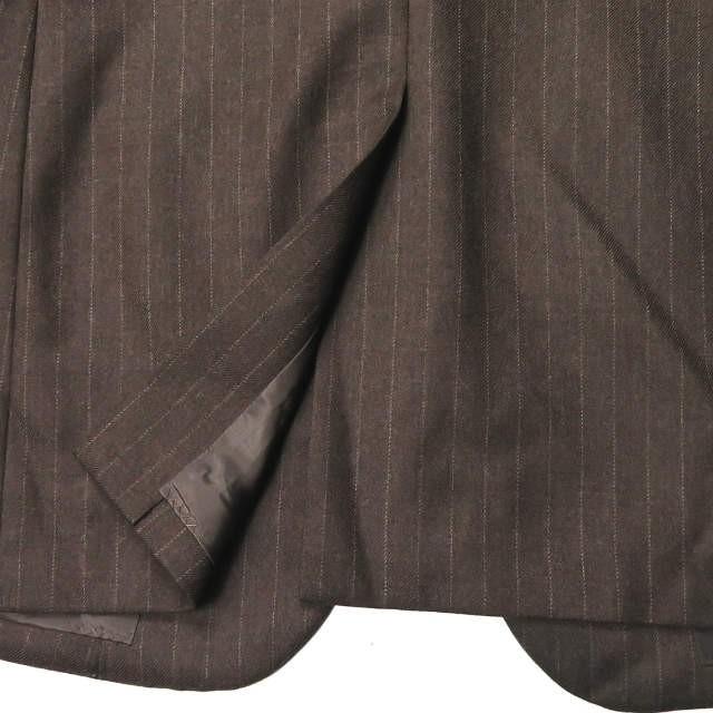サワタカイ sawa takai 19AW 日本製 ストライプロングブレザー FW19-5043 S ブラウン 2B テーラードジャケット アウター |  | 07