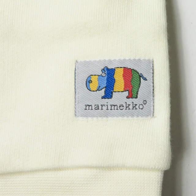 マリメッコ marimekko スウェットジップアップパーカー XS アイボリー ボーダー フーディー トップス |  | 02