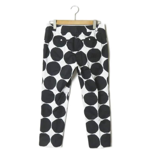 バナナリパブリック マリメッコ Banana Republic x marimekko 別注 ストレッチコットンドットパンツ 6 ブラック/ホワイト ボトムス |  | 01
