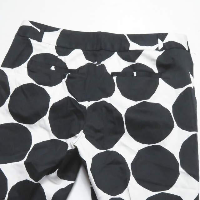 バナナリパブリック マリメッコ Banana Republic x marimekko 別注 ストレッチコットンドットパンツ 6 ブラック/ホワイト ボトムス |  | 05