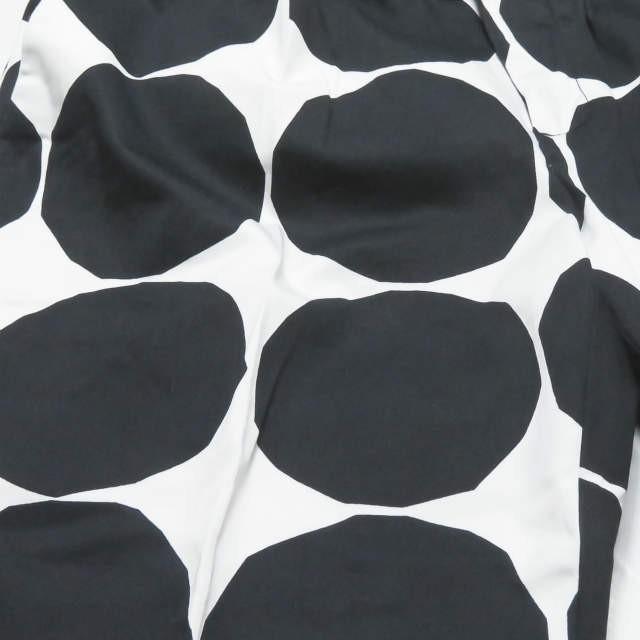 バナナリパブリック マリメッコ Banana Republic x marimekko 別注 ストレッチコットンドットパンツ 6 ブラック/ホワイト ボトムス |  | 06