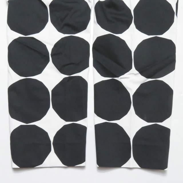 バナナリパブリック マリメッコ Banana Republic x marimekko 別注 ストレッチコットンドットパンツ 6 ブラック/ホワイト ボトムス |  | 07