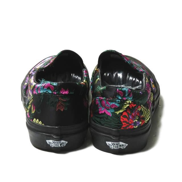 バンズ VANS CLASSIC SLIP-ON Festival Satin クラシックスリッポン フェスティバルサテン US6.5(24.5cm) ブラック ジャガード チャイナ スニーカー |  | 02