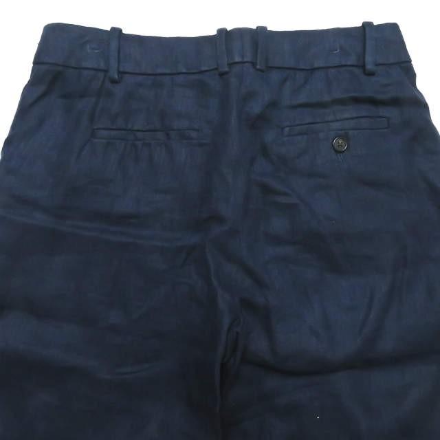 ジェイクルー J.CREW Gazebo Pants リネンヘリンボーンガウチョパンツ E8812 2 ネイビー ワイド クロップド ボトムス |  | 06
