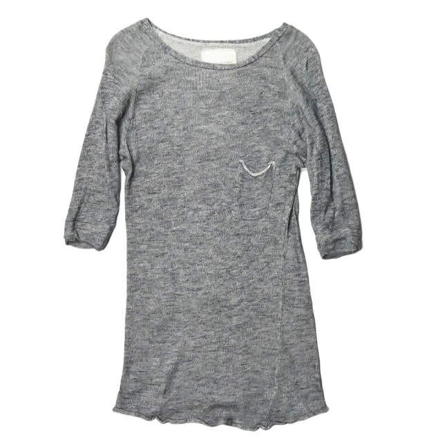 ヴイルーム ロンハーマン V Room X Ron Herman 別注 日本製 コットンリネンラグランワンピース M グレー 七分袖 カットソー トップス Lc Loopヤフーショッピング店 通販 Yahoo ショッピング