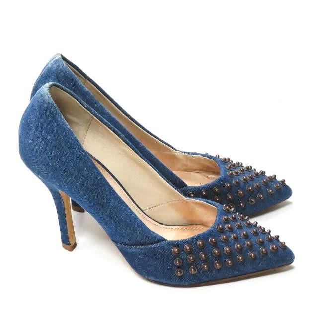 ディーゼル DIESEL スタッズデニムパンプス 36(23cm) インディゴ シューズ |  | 03