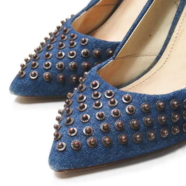ディーゼル DIESEL スタッズデニムパンプス 36(23cm) インディゴ シューズ |  | 07