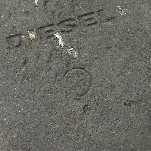 ディーゼル DIESEL アンクルストラップレザーショートブーツ 36(23cm) ブラック レースレス フラットソール シューズ |  | 11