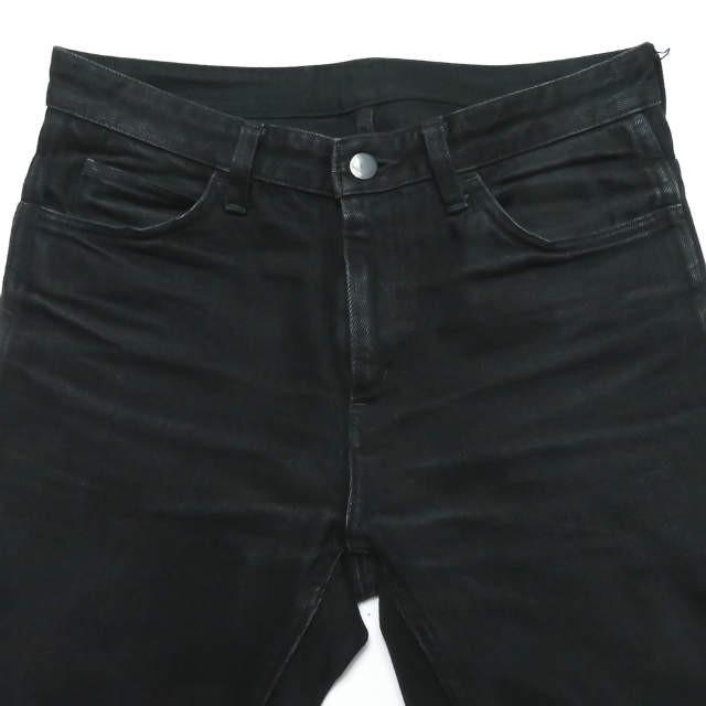 アンユーズド UNUSED 日本製 13.5oz CUT OFF DENIM PANTS カットオフデニムパンツ UW0491 0 ブラック スリム ボトムス |  | 02