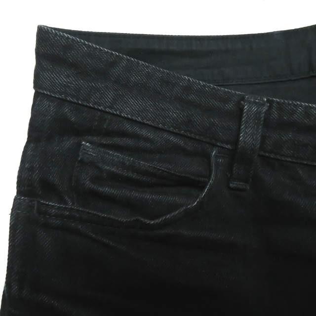 アンユーズド UNUSED 日本製 13.5oz CUT OFF DENIM PANTS カットオフデニムパンツ UW0491 0 ブラック スリム ボトムス |  | 04