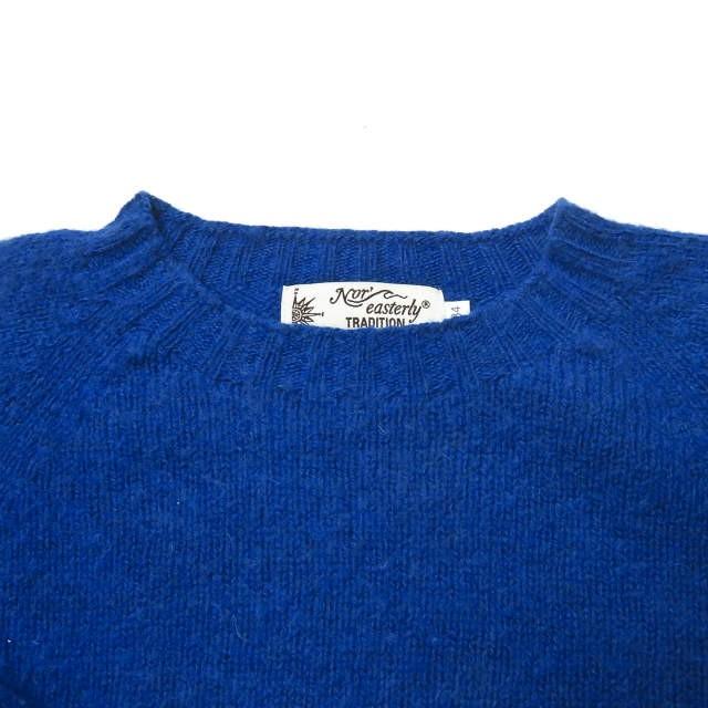 ノアイースターリー NOR' EASTERLY スコットランド製 CREW NECK SWEATER シャギードッグクルーネックニット 34 ブルー セーター プルオーバー |  | 03