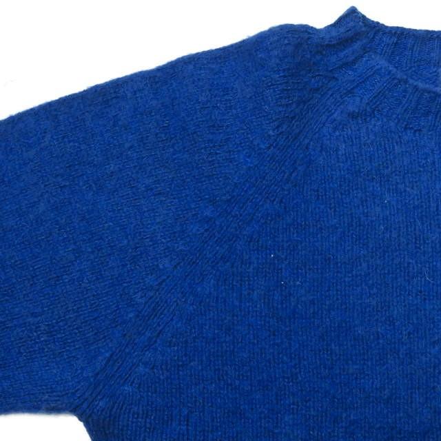 ノアイースターリー NOR' EASTERLY スコットランド製 CREW NECK SWEATER シャギードッグクルーネックニット 34 ブルー セーター プルオーバー |  | 04