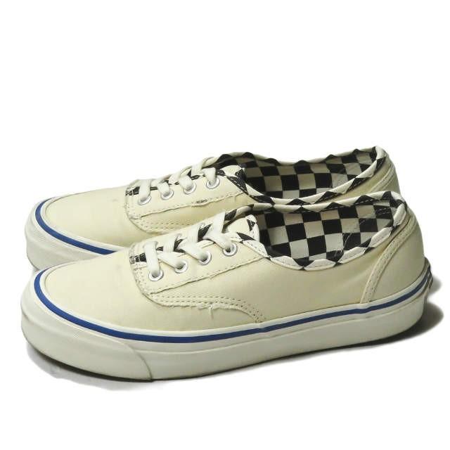 バンズ VANS BEAMS BOY原宿限定 OG AUTHENTIC 裏VANS オーセンティック US7.5(24cm) ナチュラル チェッカーボード スニーカー シューズ｜looponline｜02