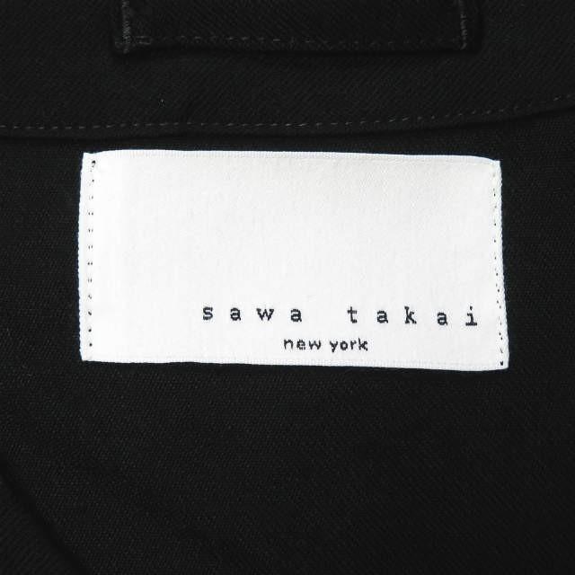 サワタカイ sawa takai 17AW 日本製 リボンデザイン ウールツイルクルーネックベスト FW17-0011 S ブラック ジレ トップス |  | 02
