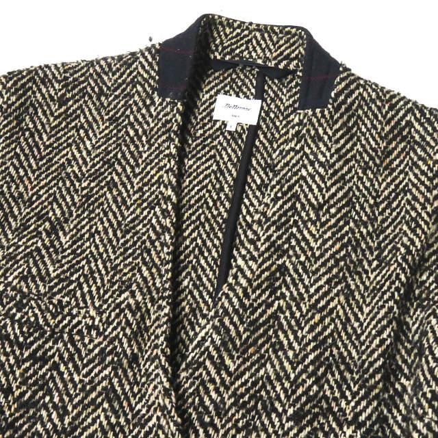 bellerose ベルローズ ELHEN ヘリンボーンネップウールノーカラーコート 1 ブラック アウター ☆☆lc28785 |  | 04