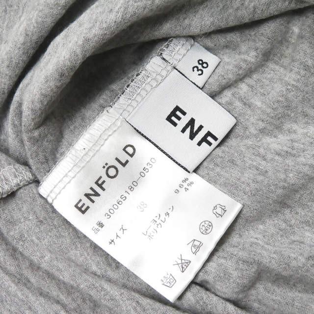 エンフォルド ENFOLD 日本製 ストレッチノースリーブカットソー 3006S180-0530 38 グレー Tシャツ レーヨン トップス |  | 04