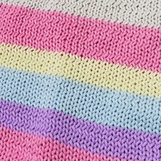 ネオンサイン NEON SIGN 日本製 RAINBOW SWEATER レインボーセーター No.1084 38 マルチカラー マルチボーダー ニット クルーネック オーバーサイズ |  | 06