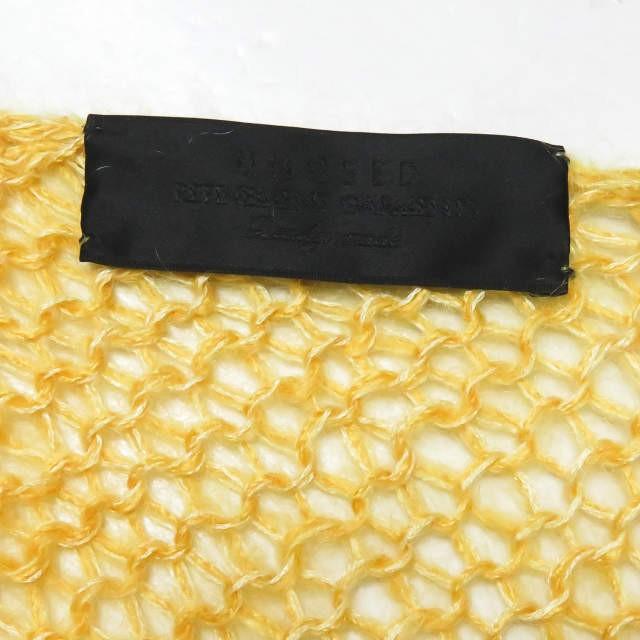 アンユーズド UNUSED ノースリーブモヘアローゲージニットワンピース US1629 0 イエロー キャミソール ロング トップス |  | 02