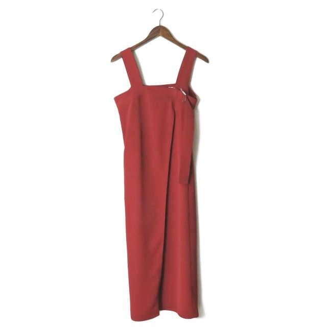 レイビームス Ray Beams 19aw ラップサロペットワンピース 63 26 0468 690 1 レッド ポリエステル トップス Lc286 Loopヤフーショッピング店 通販 Yahoo ショッピング