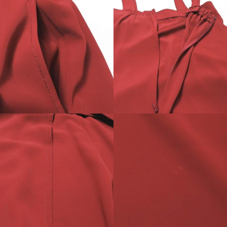 レイビームス Ray Beams 19aw ラップサロペットワンピース 63 26 0468 690 1 レッド ポリエステル トップス Lc286 Loopヤフーショッピング店 通販 Yahoo ショッピング