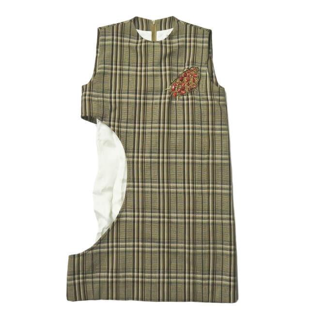 トーガ Toga 17aw 日本製 ウールチェックカットワークワンピース Ta72 Fh102 36 ベージュ ノースリーブ ビジュー Toga Archives トップス Lc252 Loopヤフーショッピング店 通販 Yahoo ショッピング