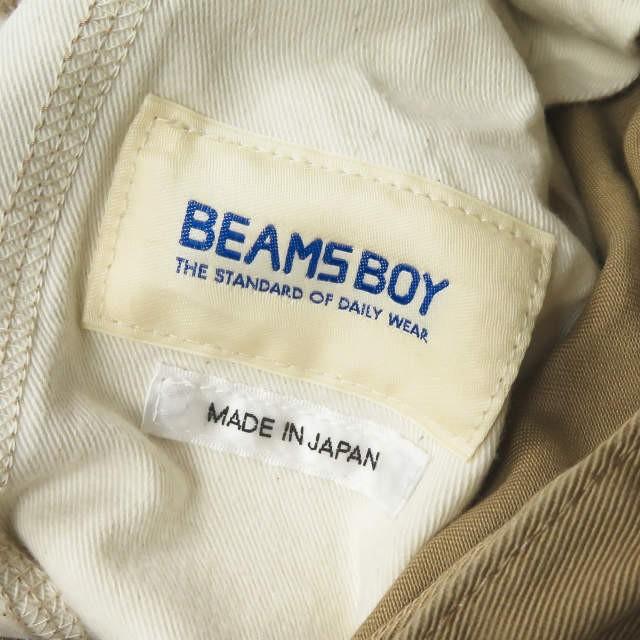 ビームスボーイ BEAMS BOY 日本製 チノペグトップパンツ 13-24-0203-578 0 ベージュ コットン クロップド ボトムス |  | 02