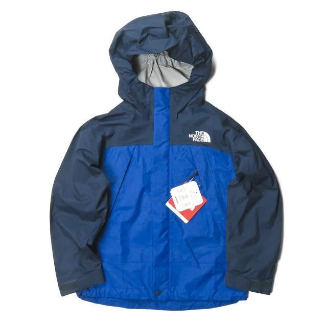 THENORTHFACE ドット　ジャケット　ブルゾン　フード　ナイロン　青 THE NORTH FACE キッズ ドットショットジャケット130