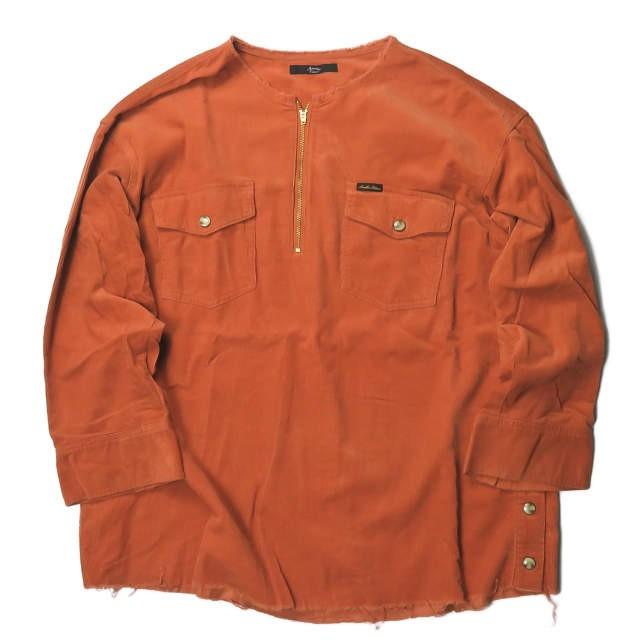 アナザーエディション Another Edition リメイクプルオーバー 5621 199 0911 フリー オレンジ コーデュロイ 長袖 シャツ トップス Lc246 Loopヤフーショッピング店 通販 Yahoo ショッピング