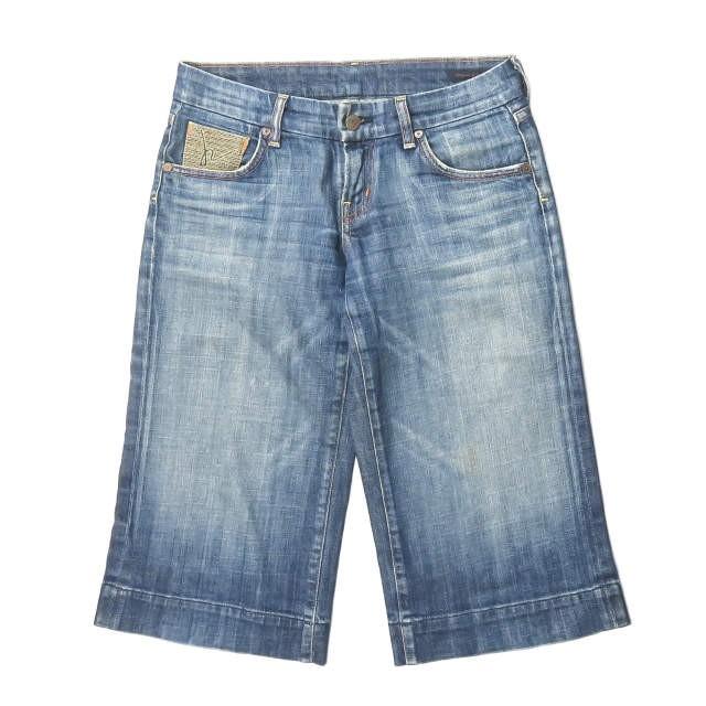 シチズンオブヒューマニティー Citizens Of Humanity ストレッチデニムクロップドパンツ 140225 26 インディゴ 5ポケット ショーツ ボトムス | 