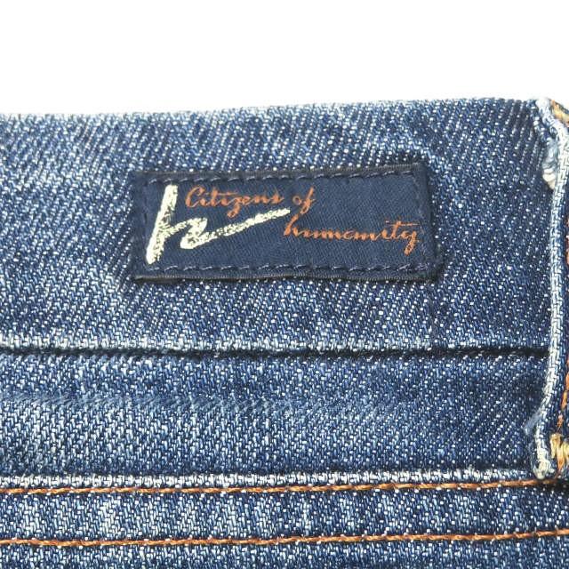 シチズンオブヒューマニティー Citizens Of Humanity ストレッチデニムクロップドパンツ 140225 26 インディゴ 5ポケット ショーツ ボトムス |  | 12