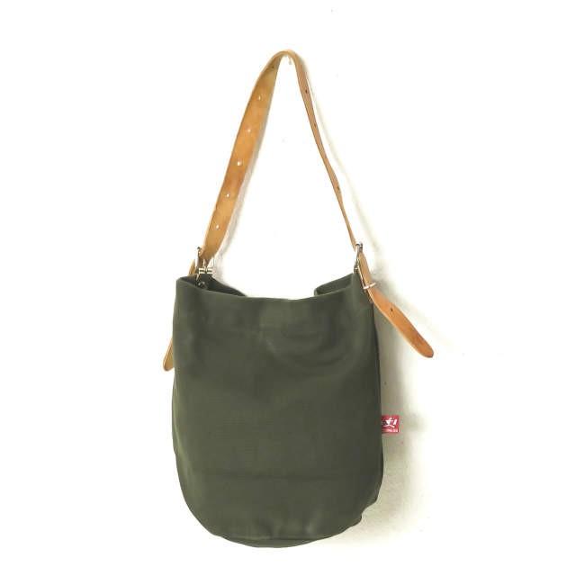 エキパヘ EQUIPAJE キャンバスショルダーバッグ カーキ 肩掛け トート