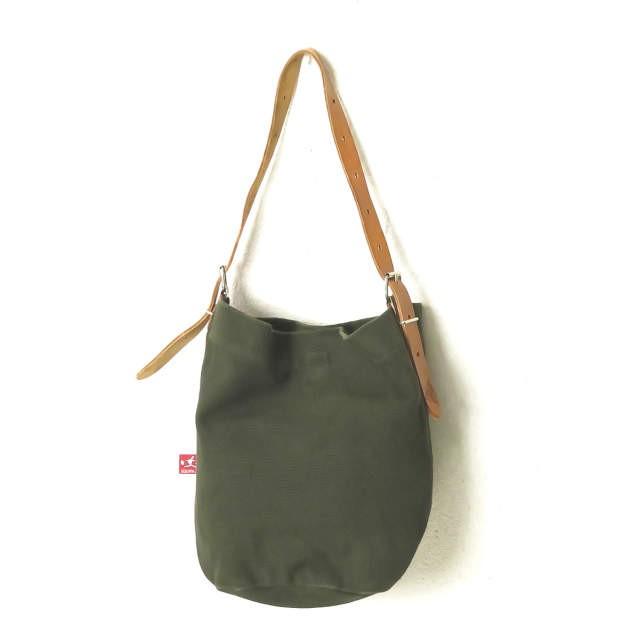 エキパヘ EQUIPAJE キャンバスショルダーバッグ カーキ 肩掛け トート
