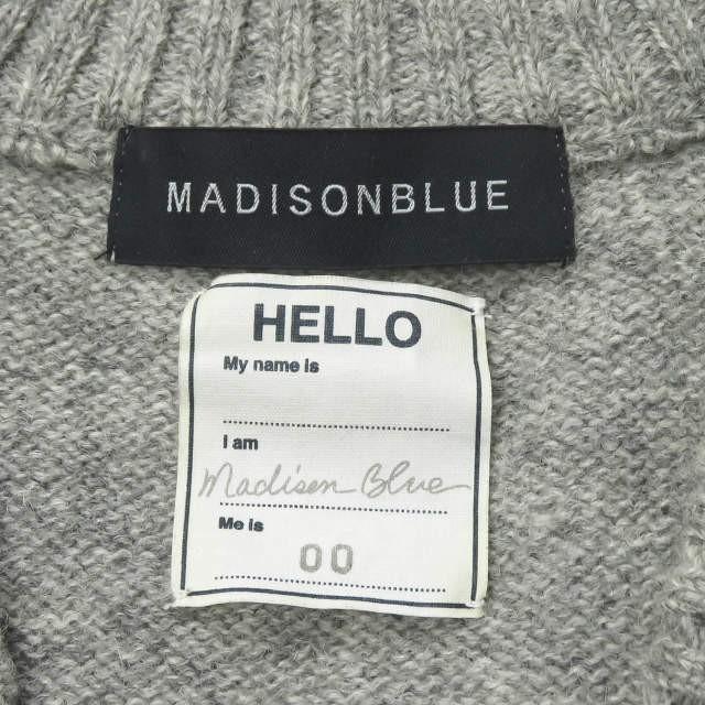 マディソンブルー MADISON BLUE 15AW WOOL KNIT VEST ウールVネックショートベスト MB154-8005 00 グレー ノースリーブ プルオーバー トップス |  | 02