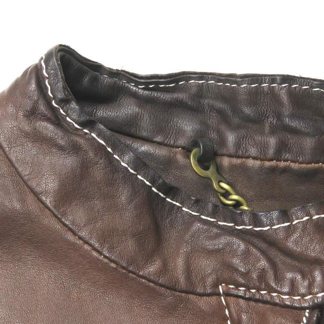 sisii シシ 日本製 カウレザーシングルライダースジャケット XXS