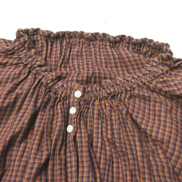 Studio Clip スタディオクリップ コットンテンセルチェックスモック Fl17z014 1 フリー ブラウン シャツ ワンピース トップス Lc Loopヤフーショッピング店 通販 Yahoo ショッピング