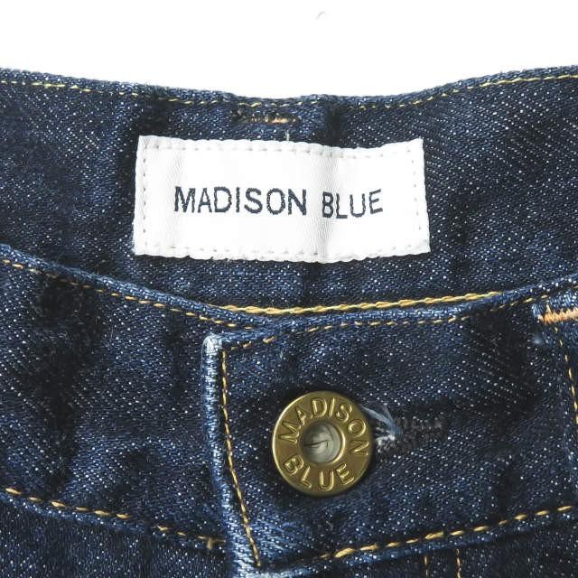 マディソンブルー MADISON BLUE 日本製 HIGHT WAIST DENIM ハイウエストデニムパンツ MB157-3002 02 インディゴ 5ポケット セルビッチ |  | 02