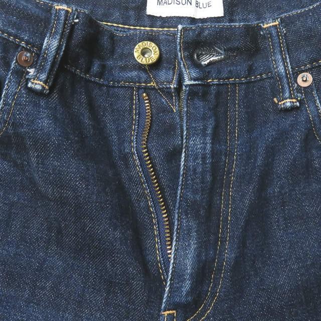 マディソンブルー MADISON BLUE 日本製 HIGHT WAIST DENIM ハイウエストデニムパンツ MB157-3002 02 インディゴ 5ポケット セルビッチ |  | 03