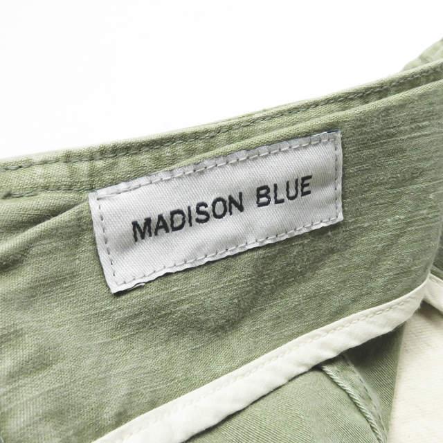 MADISON BLUE マディソンブルー 日本製 バックサテンミリタリータイトスカート 00(XS) オリーブ バックジップ ボトムス ☆☆lc29233 |  | 02