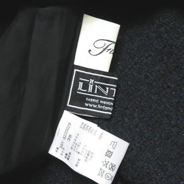フューレン Fuhlen 日本製 Linton ツイードノースリーブワンピース 591 029 38 ネイビー トップス Lc Loopヤフーショッピング店 通販 Yahoo ショッピング
