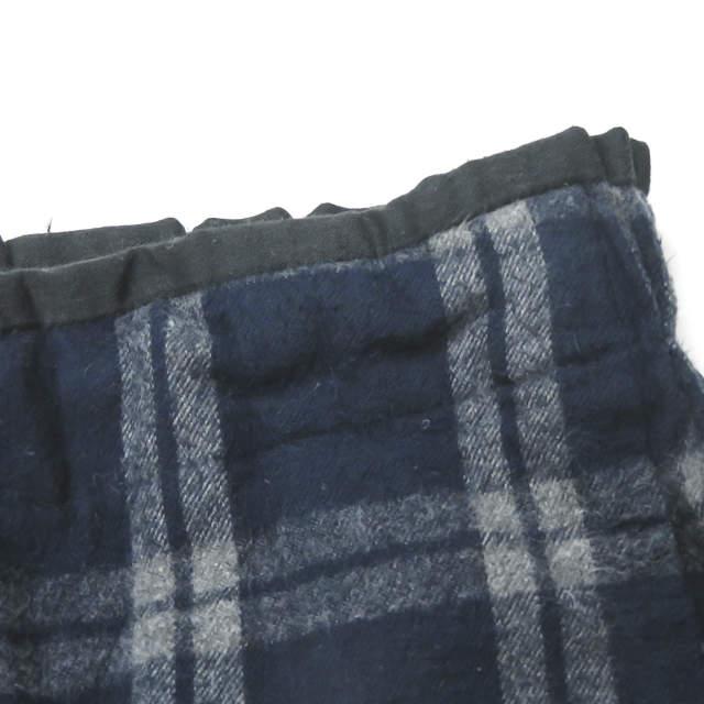 BEAMS BOY ビームスボーイ シャギーチェックキュロット 13-28-0021-286 フリー ネイビー ワイド ガウチョ パンツ ボトムス ☆☆lc29378 |  | 04