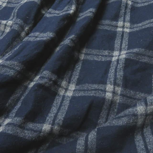 BEAMS BOY ビームスボーイ シャギーチェックキュロット 13-28-0021-286 フリー ネイビー ワイド ガウチョ パンツ ボトムス ☆☆lc29378 |  | 06