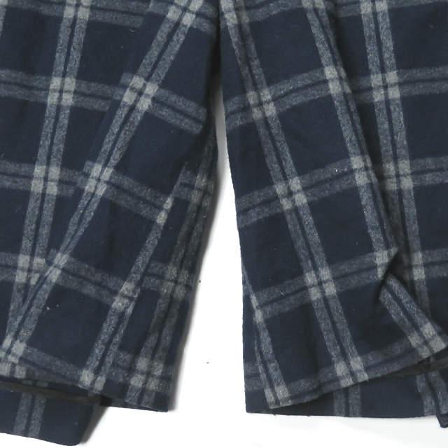 BEAMS BOY ビームスボーイ シャギーチェックキュロット 13-28-0021-286 フリー ネイビー ワイド ガウチョ パンツ ボトムス ☆☆lc29378 |  | 07