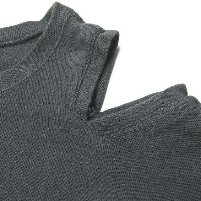 ニット/セーター BEAUTY&YOUTH UNITED ARROWS - ROKU COTTON SHOULDER SLIT KNIT PULLOVER ロク ビューティーアンドユース 6 ROKU BEAUTY&YOUTH UNITED