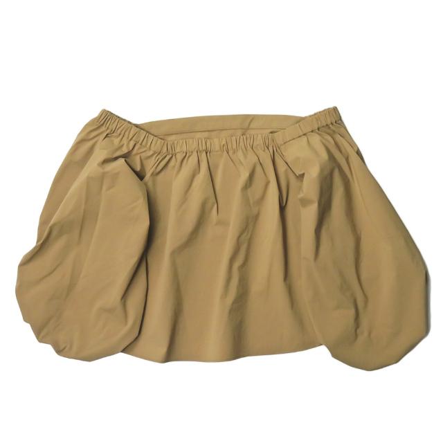 エリン ELIN 日本製 バルーンスリーブトップ 11601-11-1101 38 ベージュ シャツ ブラウス オフショルダー ストレッチ トップス |  | 01