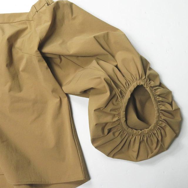 エリン ELIN 日本製 バルーンスリーブトップ 11601-11-1101 38 ベージュ シャツ ブラウス オフショルダー ストレッチ トップス |  | 04